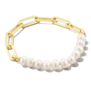 Kendra Scott Gold and White Bracelet